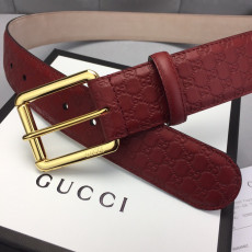 Gucci 2020 구찌 벨트 MG3634 레드 금장,은장