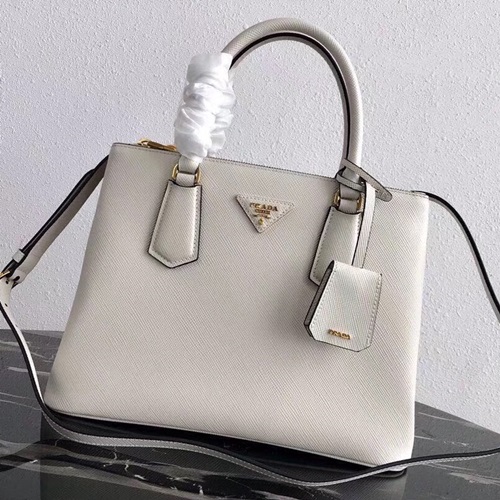  (실사영상) Prada 프라다 Leather Tote Shouler Bag,31cm - 프라다 사피아노 토트 숄더백 6컬러