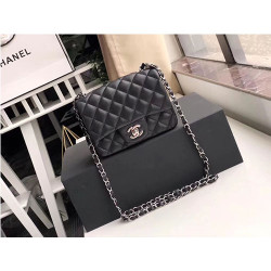 [CHANEL]샤넬 클래식 미니 17cm A1115-17 램스킨 은장