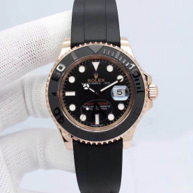 Rolex 로렉스 최신버전 1:1 베스트 에디션 요트마스터 116655 블랙 세라믹 베젤 블랙 다이얼 러버스트랩 오토매틱 무브먼트 rol0461 - Rolex Yacht-Master Black Ceramic Bezel Automatic Movement Black Rubber Strap