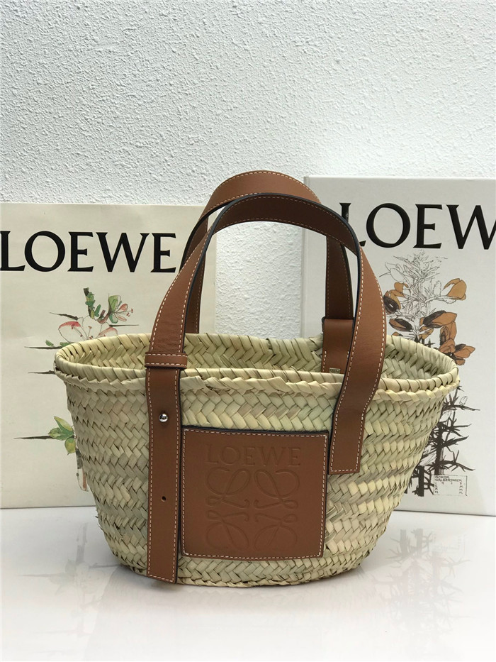 Loewe  로에베 우븐 라피아 토트백 스몰