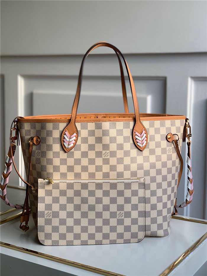  LOUIS VUITTON 루이비통 다미에 아주르 네버풀 MM N50047