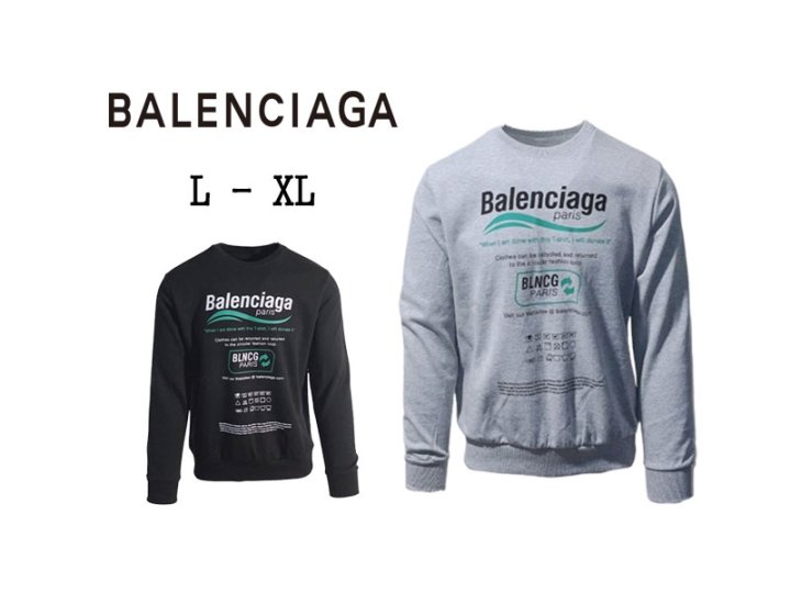 BALENCIAGA 발렌시아가 리사이클 맨투맨