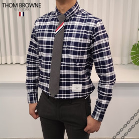 Thom Browne 톰브라운 루나 체크 옥스포드 셔츠