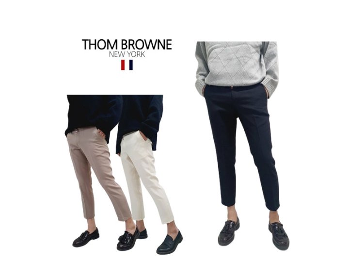 Thom Browne 톰브라운 포인트 9부 슬랙스