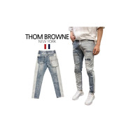 Thom Browne 톰브라운 앞포켓 디스트로이드 청바지