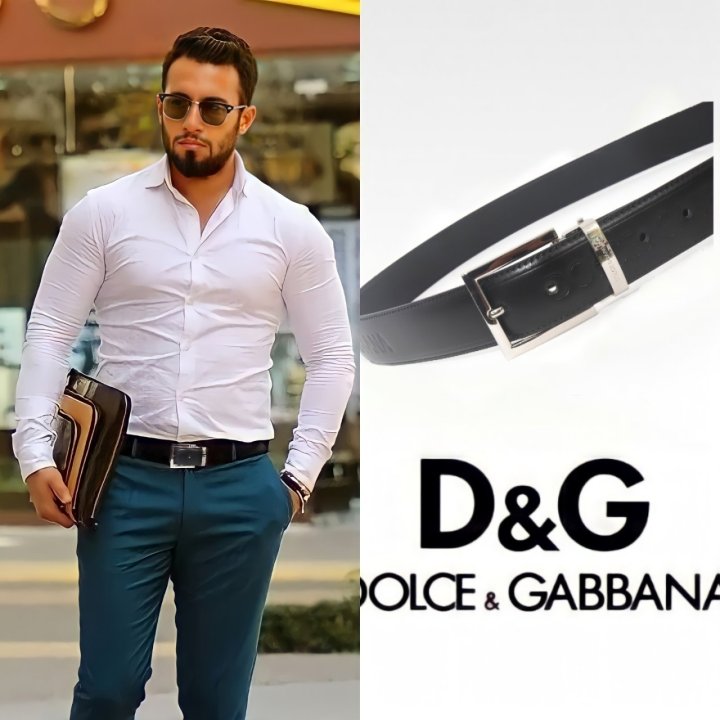 Dolce&Gabbana 돌체엔가바나 실버스틸핀 벨트