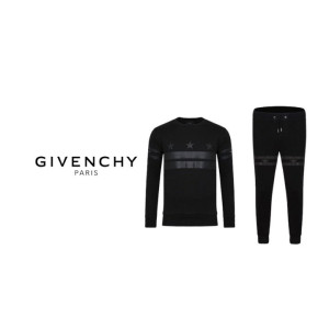 GIVENCHY 지방시 레더엠보 맨투맨 트레이닝 세트