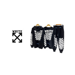 Off-White 오프화이트 횡단 후드&맨투맨&바지 세트