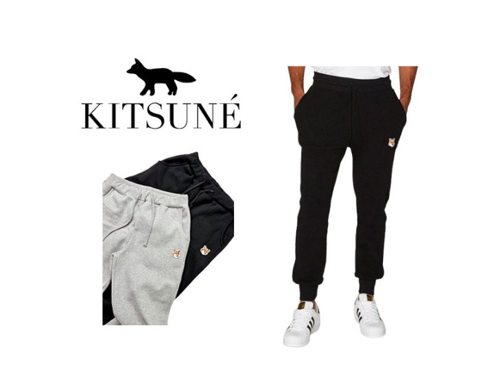 Maison Kitsune 메종키츠네 헤드폭스 트레이닝 조거팬츠