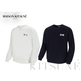 MAISON KITSUNE 메종키츠네 더블폭스 기모 맨투맨