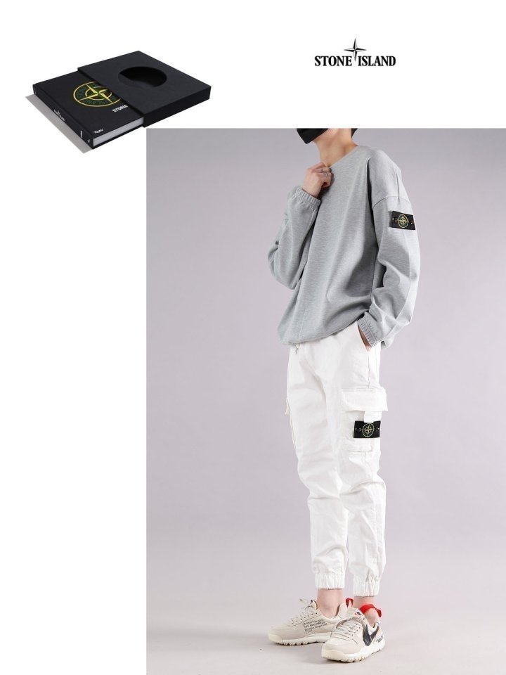 STONE ISLAND 스톤아일랜드 점프조거팬츠(고급워싱스판)