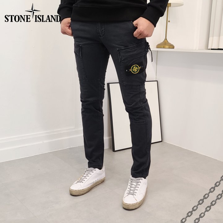 Stone Island 스톤아일랜드 세로지퍼포켓 팬츠