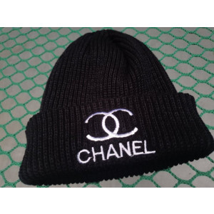 Chanel 샤넬 로고 자수 비니