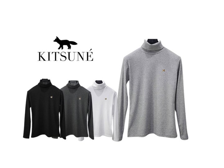 Maison Kitsune  메종키츠네 폭스 스판 베이직 폴라티