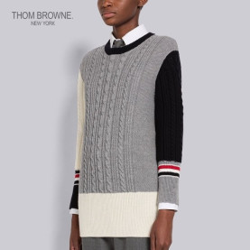 Thom Browne 톰브라운 브룩스 꽈배기 니트