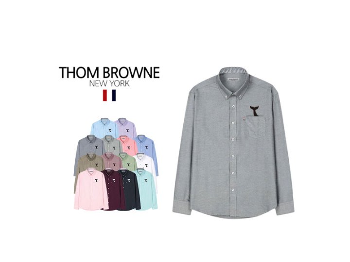 Thom Browne 톰브라운 돌핀 포인트 옥스포드 셔츠