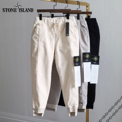 Stone Island  스톤아일랜드 세로절개 하프조거 9부 팬츠