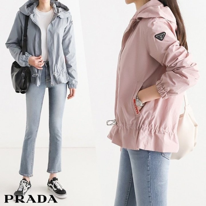 Prada 프라다 후드 바람막이