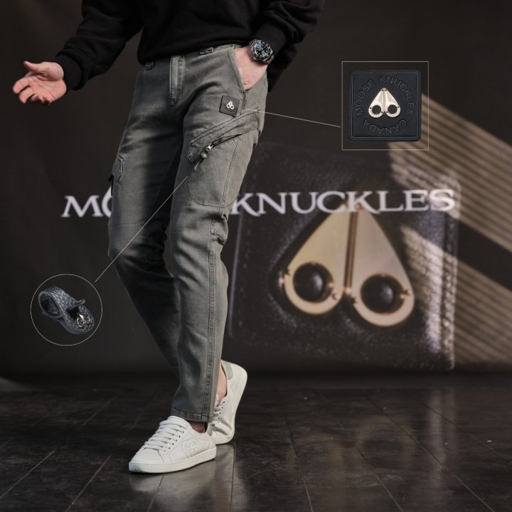 MOOSE KNUCKLES 무스너클 금장 사이드 팬츠