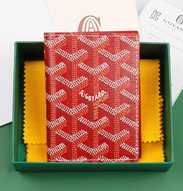 ★(판매완료)★ Goyard 고야드 카드지갑 레드 국내배송건