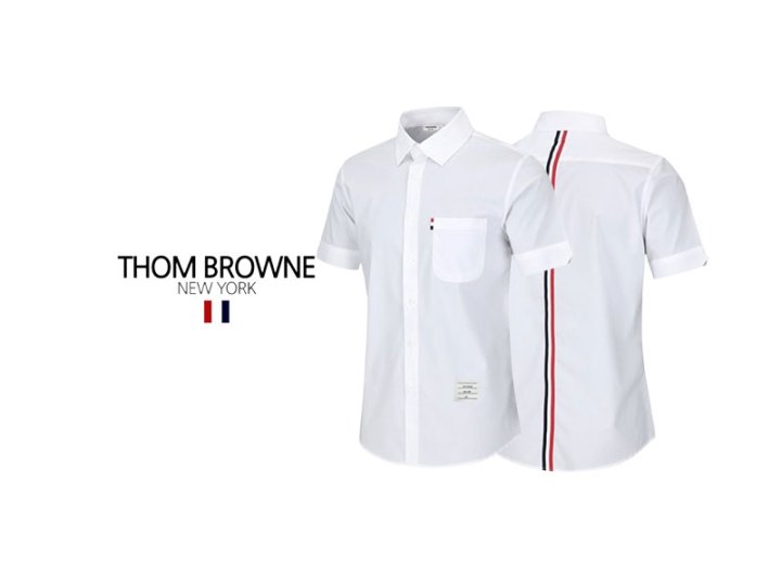 Thom Browne  톰브라운 백삼선 반팔셔츠