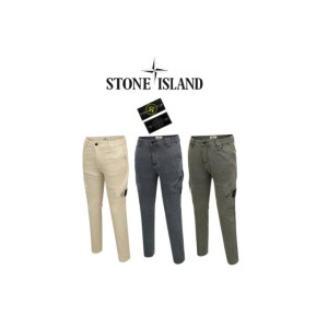 Stone Island 스톤아일랜드 뒤포인트 사선 포켓 슬림핏 팬츠