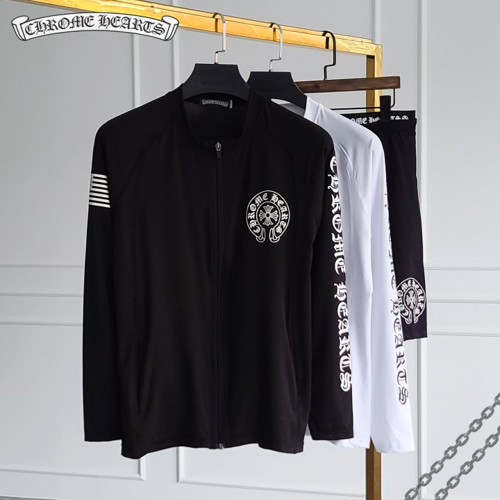 Chrome Hearts 크롬하츠 집업 레쉬가드 세트