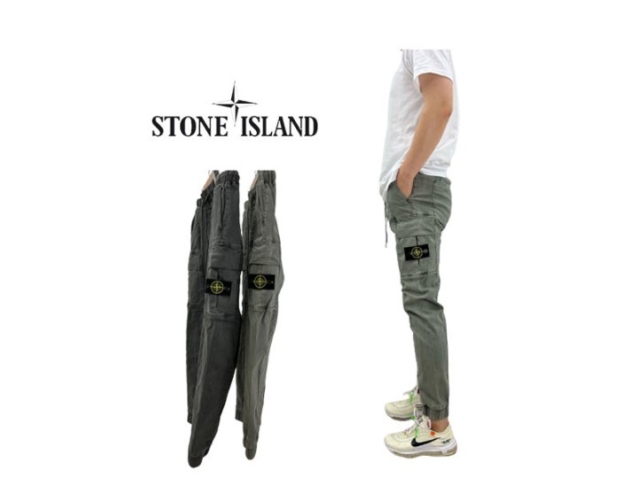 Stone Island 스톤아일랜드 F/W 뒤포인트 가먼트 워싱 조거 팬츠