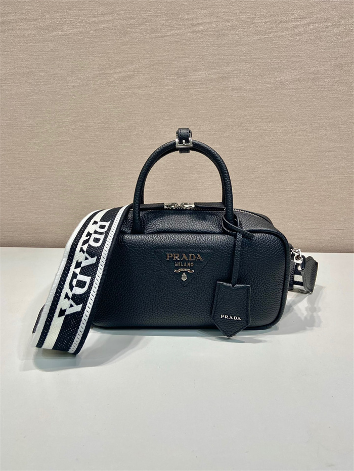 PRADA 프라다 레더 탑 핸들백 1BB102