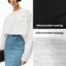 Alexander Wang 알렉산더왕 로고 오버핏 티셔츠