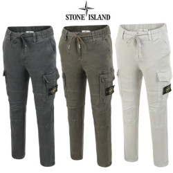 Stone Island 스톤아일랜드 슬림핏 피그먼트 스판 카고팬츠