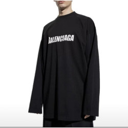 BALENCIAGA  발렌시아가 크랙로고 롱슬리브