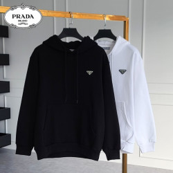 PRADA 프라다 가슴패치 베이직 쭈리 후드티