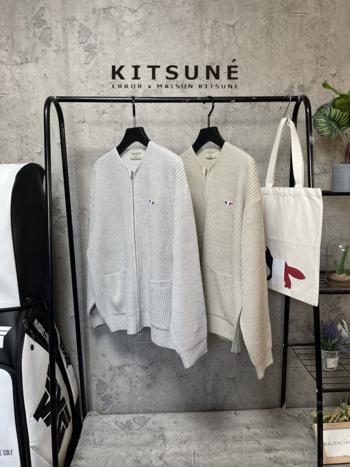 Maison Kitsune 메종키츠네 하찌  브이가디건3