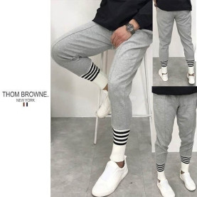 Thom Browne 톰브라운 사선 시보리 조거팬츠