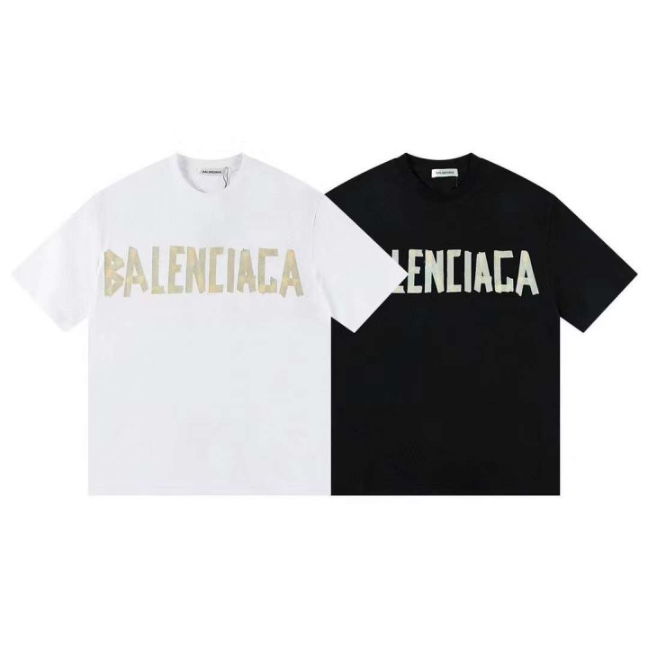 BALENCIAGA 발렌시아가 테이프 로고 반팔