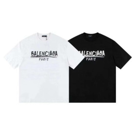 BALENCIAGA 발렌시아가 신형 웨이브 로고 반팔