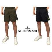 Stone Island  스톤아일랜드 워시드 나일론 카고 벨트루프 쇼트팬츠