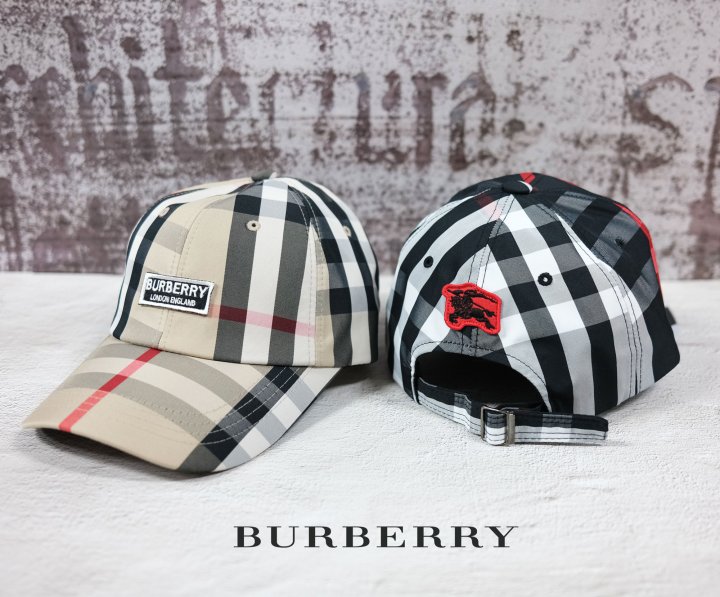 Burberry 버버리 빅 노바체크 F&B 자수 로고 클래식 볼캡