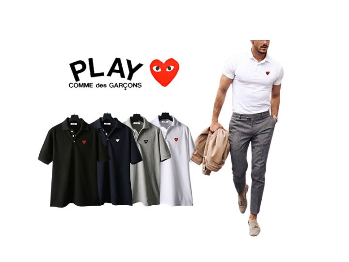 Comme des Garcons 꼼데가르송 와펜 PK 반팔 카라티