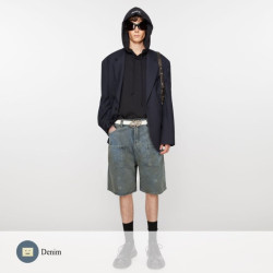 Acne Studios 아크네스튜디오 더티 워싱 데님 쇼츠