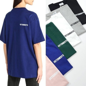 Vetements 베트멍 더블로고 반팔