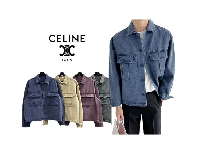 CELINE 셀린느 피그먼트 트러커 자켓 F/W