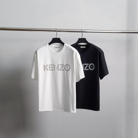 KENZO 겐조 라인 레터링 코튼 반팔