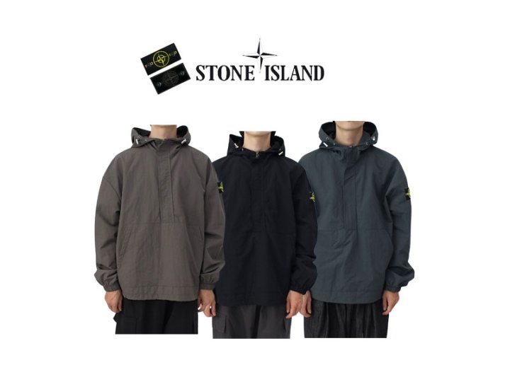 Stone Island 스톤아일랜드 캠퍼 후드 아노락 자켓