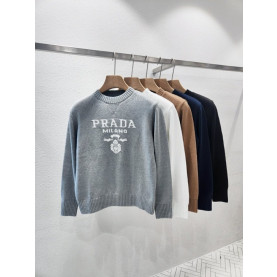 PRADA 프라다 여성 인타르시아 니트