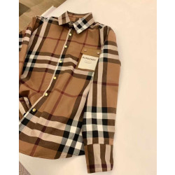 Burberry 버버리 레더포켓 클래식체크 셔츠