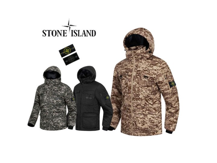 Stone Island 스톤아일랜드 캠퍼 카모블라쥬 패딩