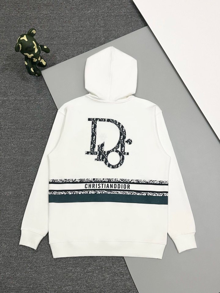 Dior 디올 엠보 풀오버 헤비부클 후디